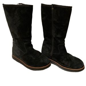 Black Suede UGG boots